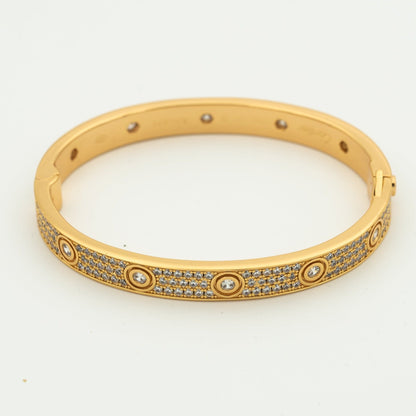 [Elite]LOVE BRACELET 6.1MM DIAMOND-PAVED 10 BIG DIAMONDS