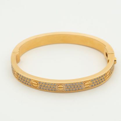 [Elite]LOVE BRACELET 6.1MM DIAMOND-PAVED