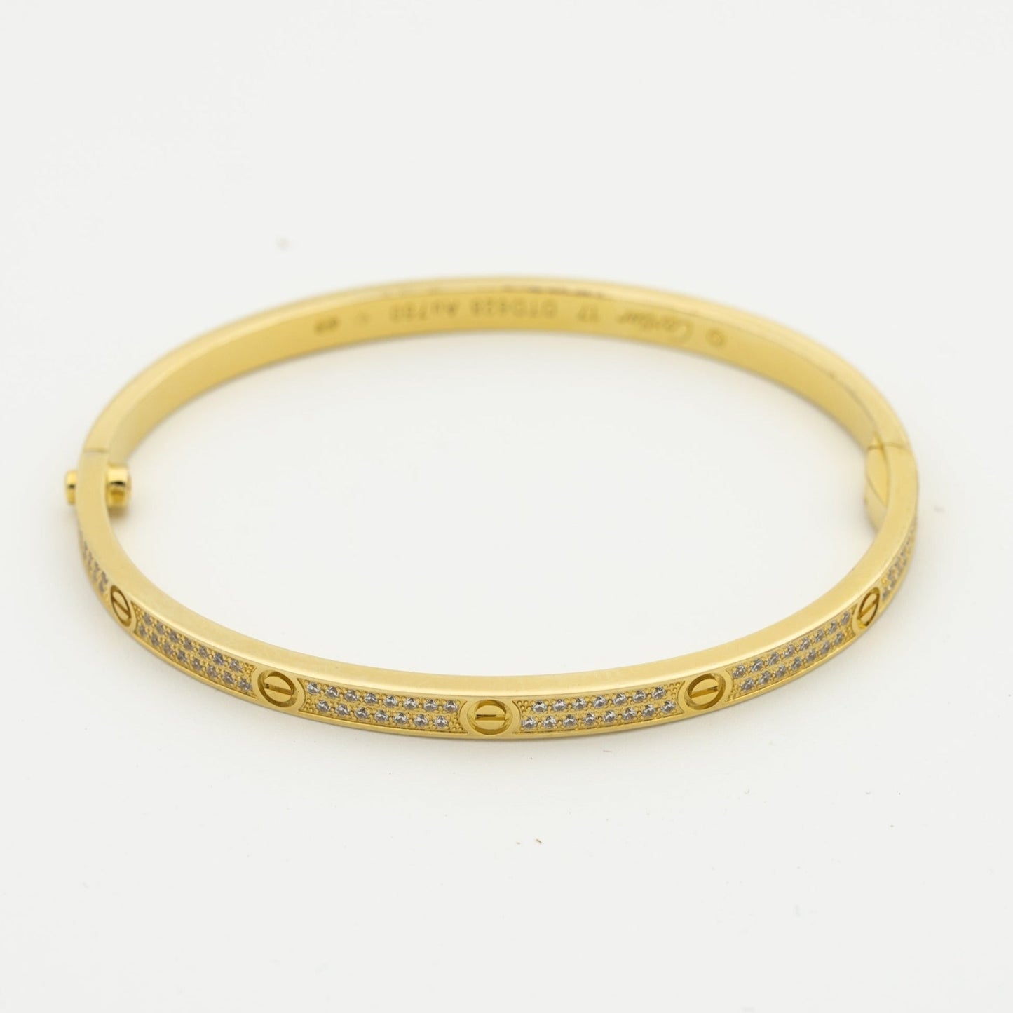 [Elite]LOVE BRACELET 3.65MM DIAMOND-PAVED