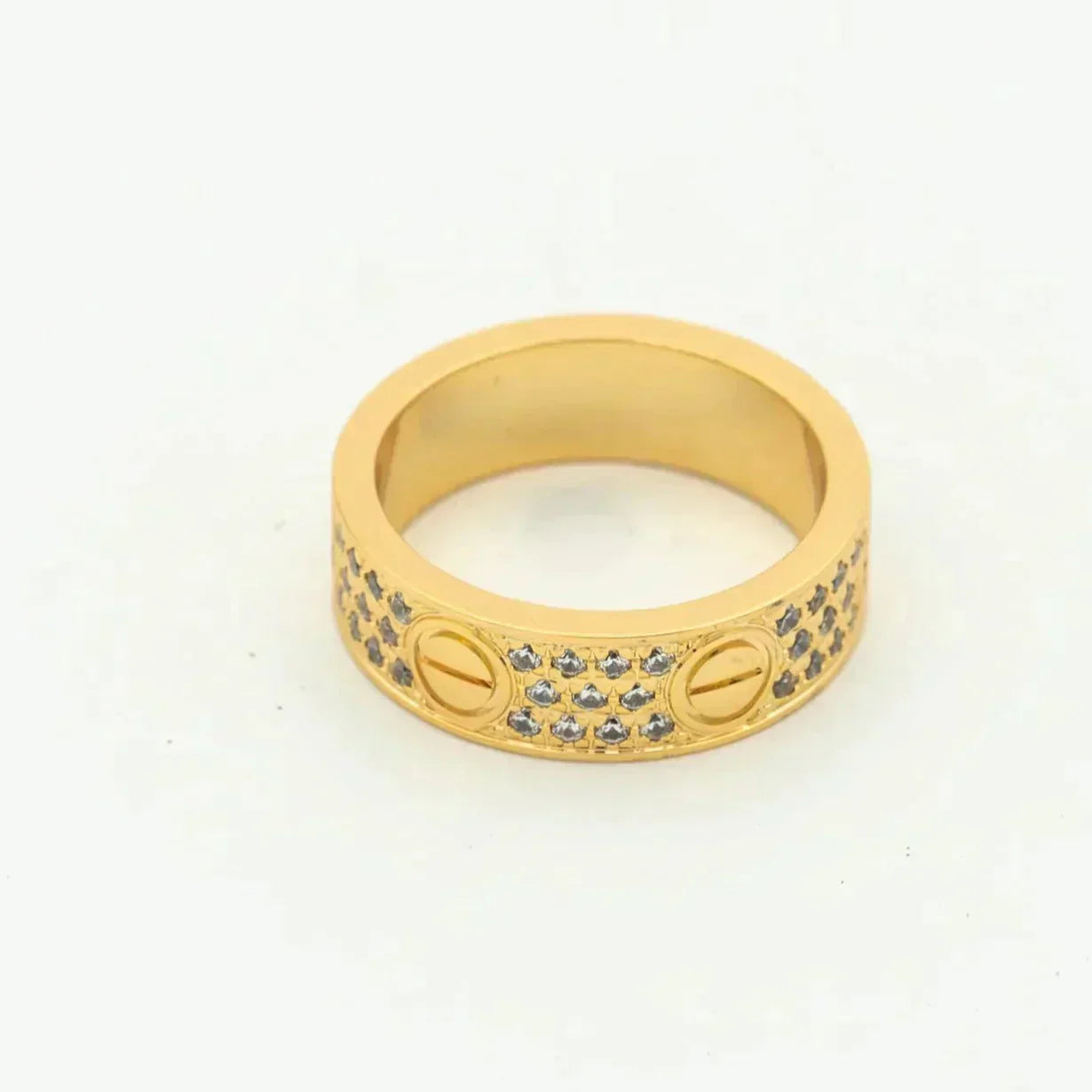 [Elite]LOVE RING 5.5MM DIAMONDS PAVED