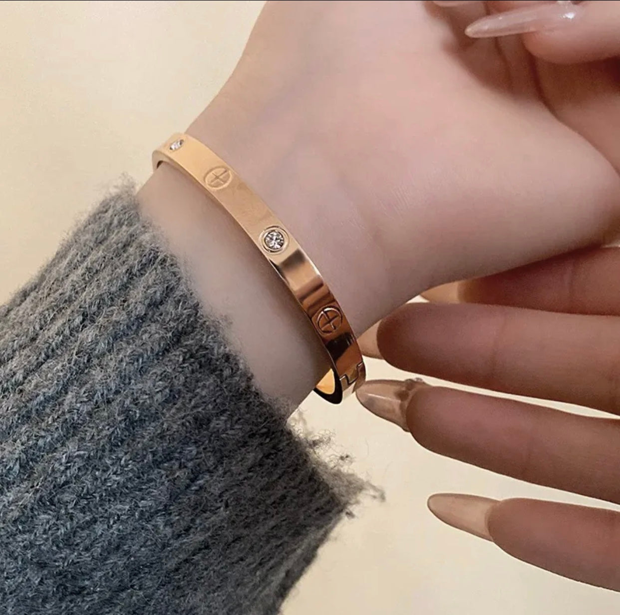 [Elite]2026 RAINBOW LOVE BRACELET 6.1MM  10 DIAMONDS