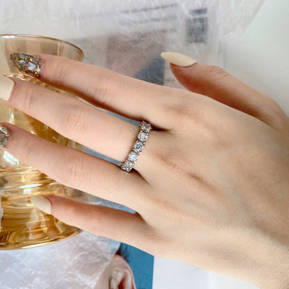 [Elite]Eternity Round Cut Tennis Ring