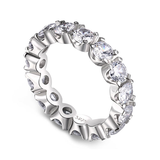 [Elite]Eternity Round Cut Tennis Ring