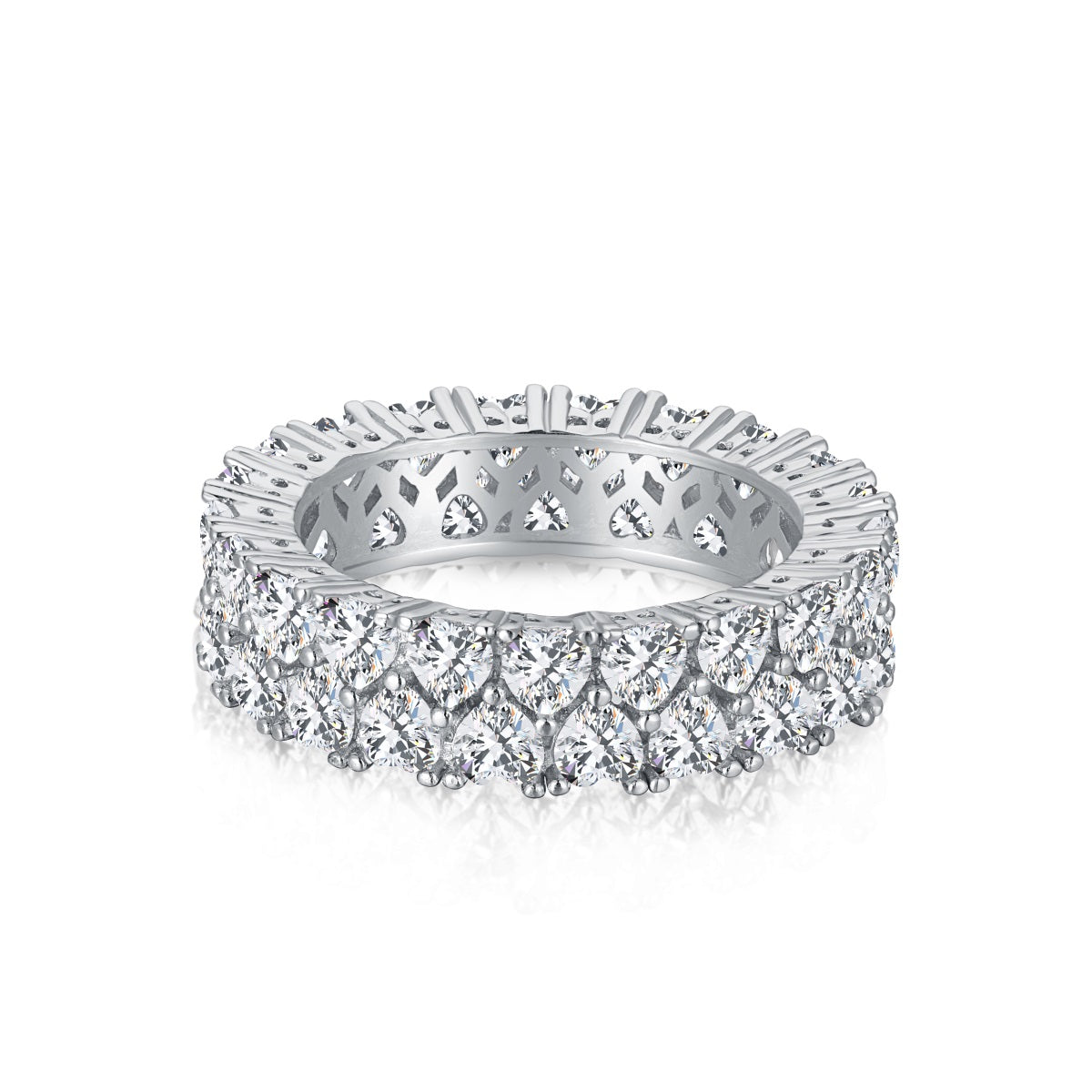[Elite]Sparkling Full Heart Ring