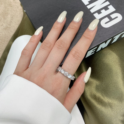 [Elite]Gorgeous Round Cut Tennis Ring