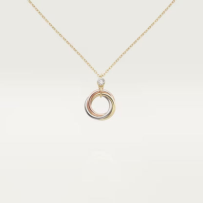 [Elite]TRINITY  NECKLACE 1 DIAMOND