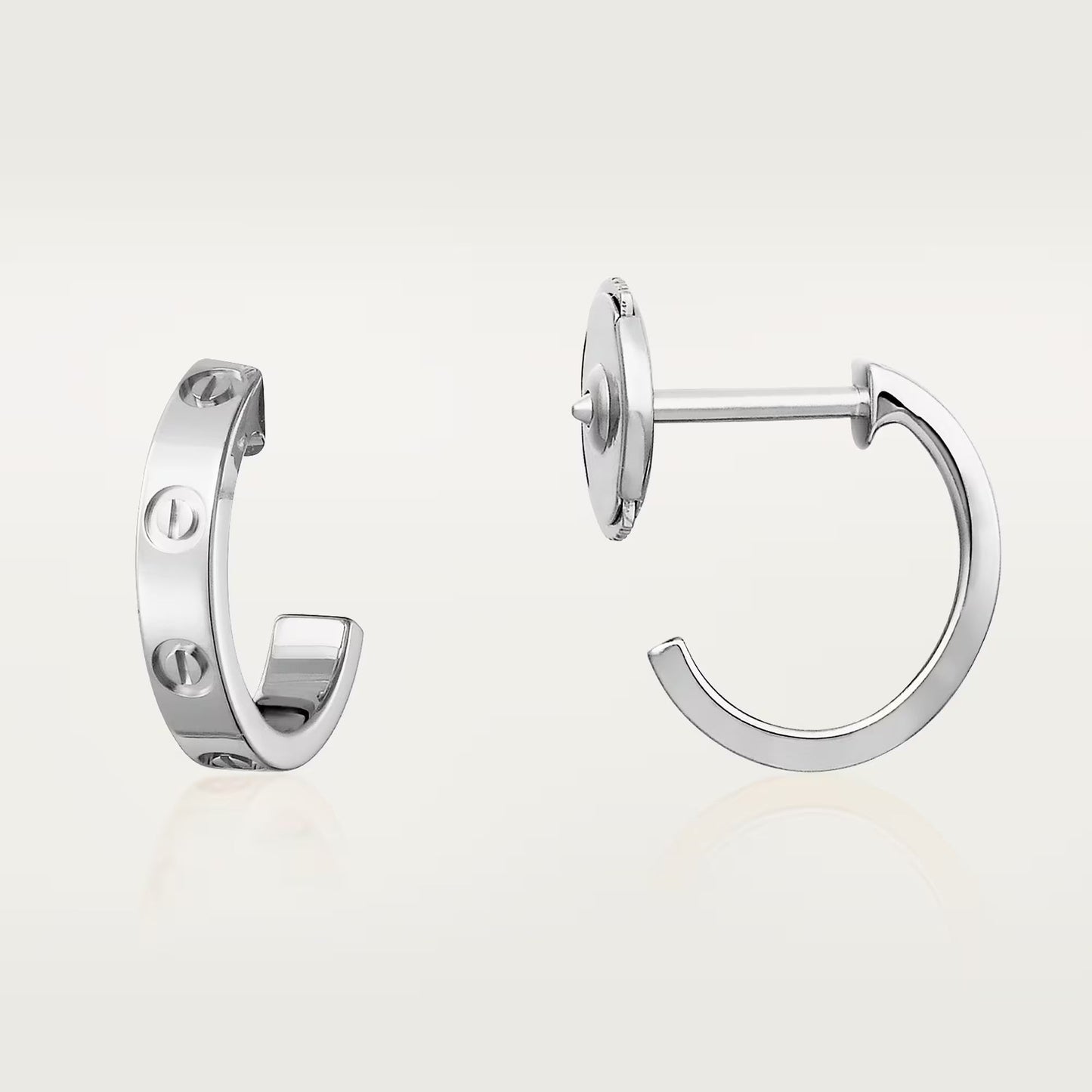 [Elite]LOVE EARRINGS 2.65 MM NO DIAMOND SMALL