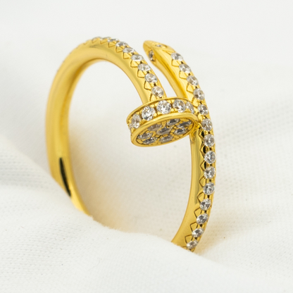 [Elite]JUSTE RING 1.8MM GOLD DIAMONDS