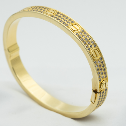 [Elite]LOVE BRACELET 6.1MM DIAMOND-PAVED