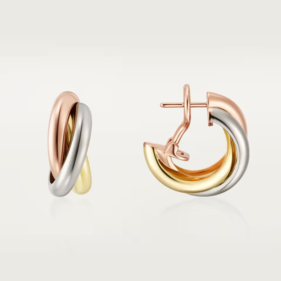 [Elite]TRINITY ON DIAMOND CLASSIC EARRINGS