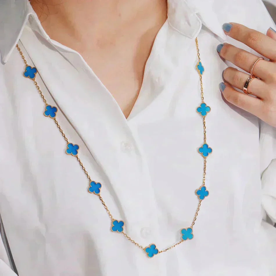 [Elite]CLOVER 20 MOTIFS TURQUOISE GOLD