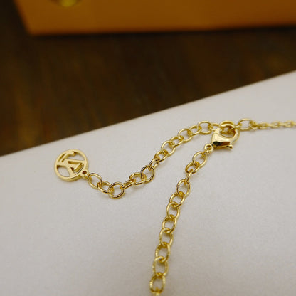 [Elite]BLOOMING SUPPLE NECKLACE BRASS
