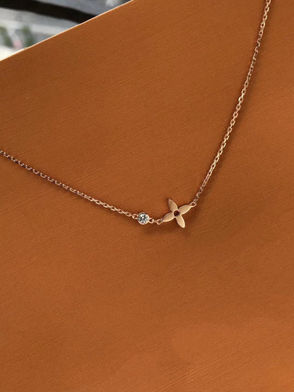 [Elite]BLOSSOM PENDANT PINK GOLD AND DIAMOND