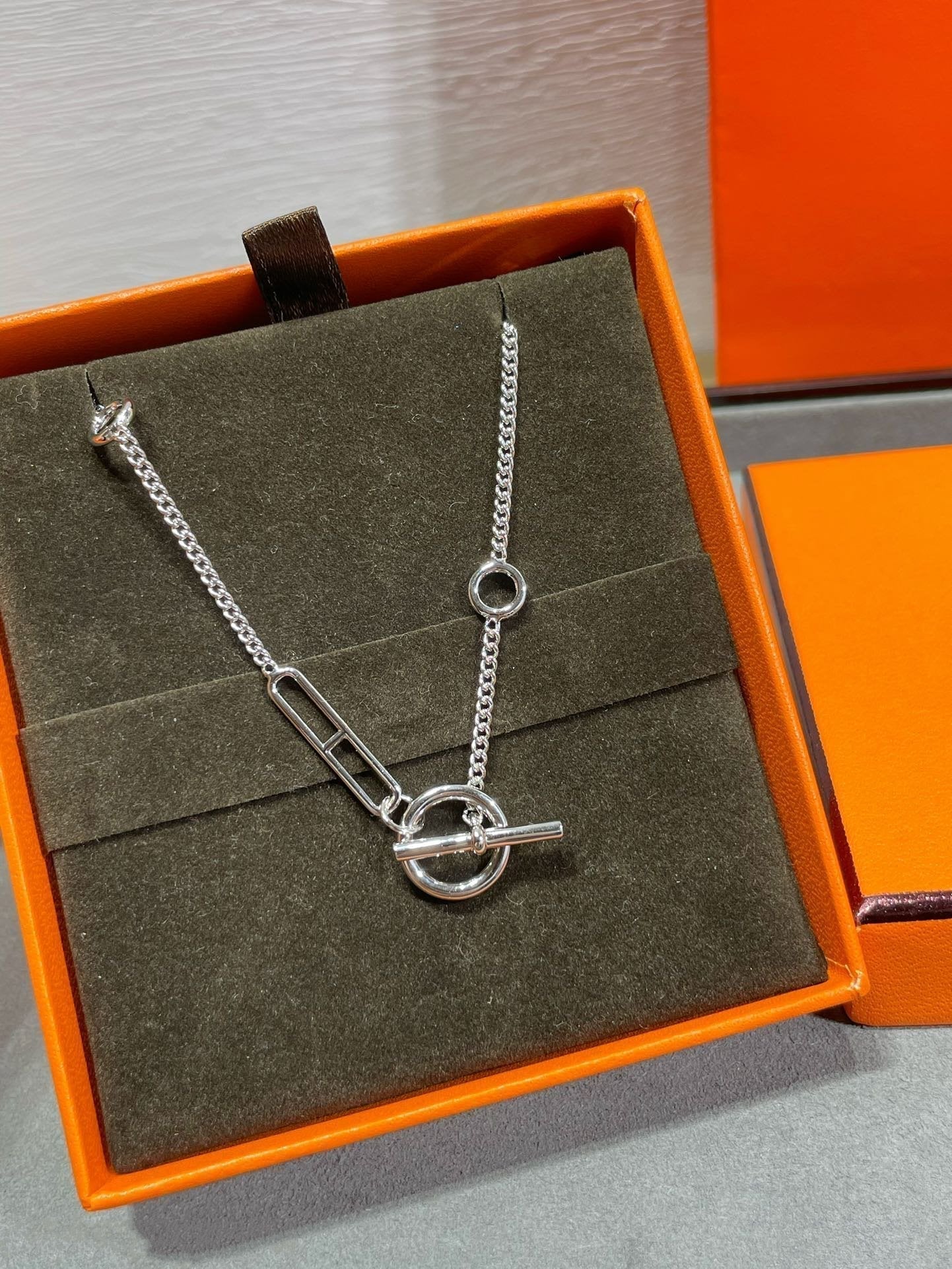 [Elite]HM STERLING CHAINE D'ANCRE HEART