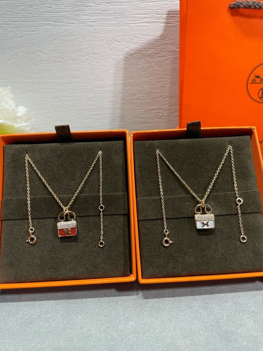 [Elite]H CIRCE MOISSANITE PENDANT NECKLACE GOLD