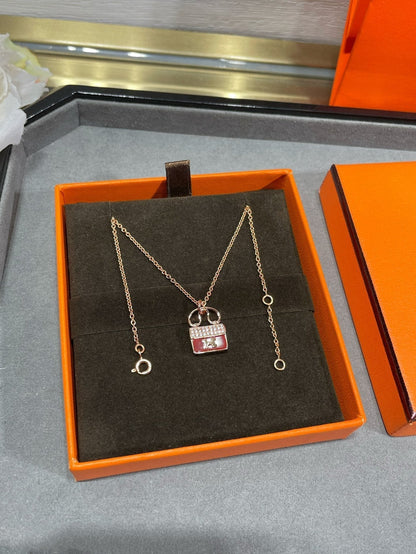 [Elite]H CIRCE MOISSANITE PENDANT NECKLACE GOLD