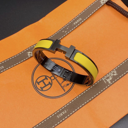 [Elite]CLIC HM SO BLACK YELLOW BRACELET