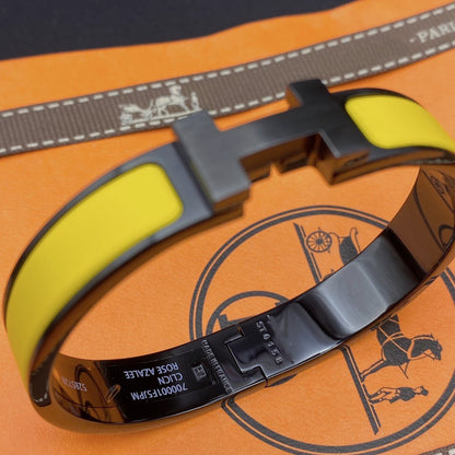 [Elite]CLIC HM SO BLACK YELLOW BRACELET
