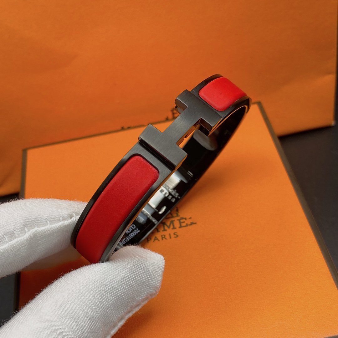 [Elite]CLIC HM SO BLACK RED BRACELET
