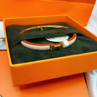 [Elite]CLASSIC HM CLIC  PINK 8MM ENAMEL BRACELET