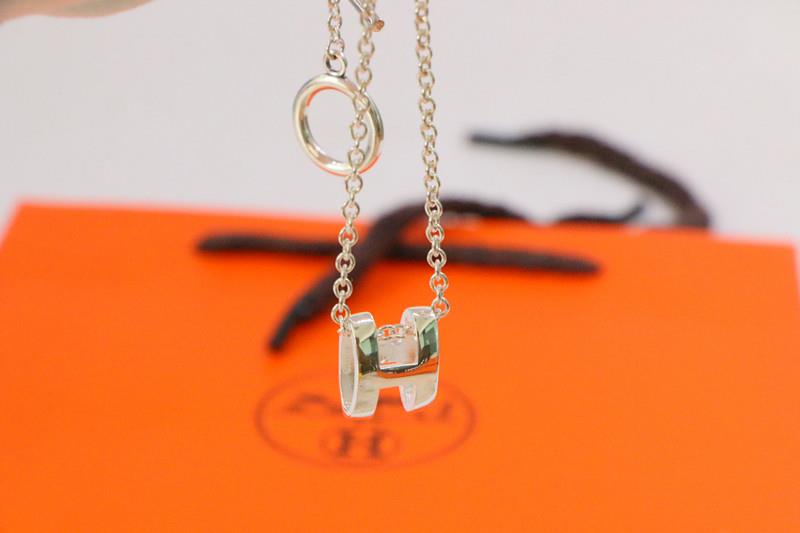 [Elite]HM NECKLACE H LETTER OVAL SERIES