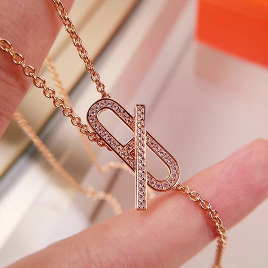 [Elite]HM FIRE PIG NOSE NECKLACE TRENDY STREET