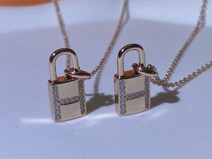 [Elite]HM ADVANCED NICHE LOCK HEAD NECKLACE DIAMONDS