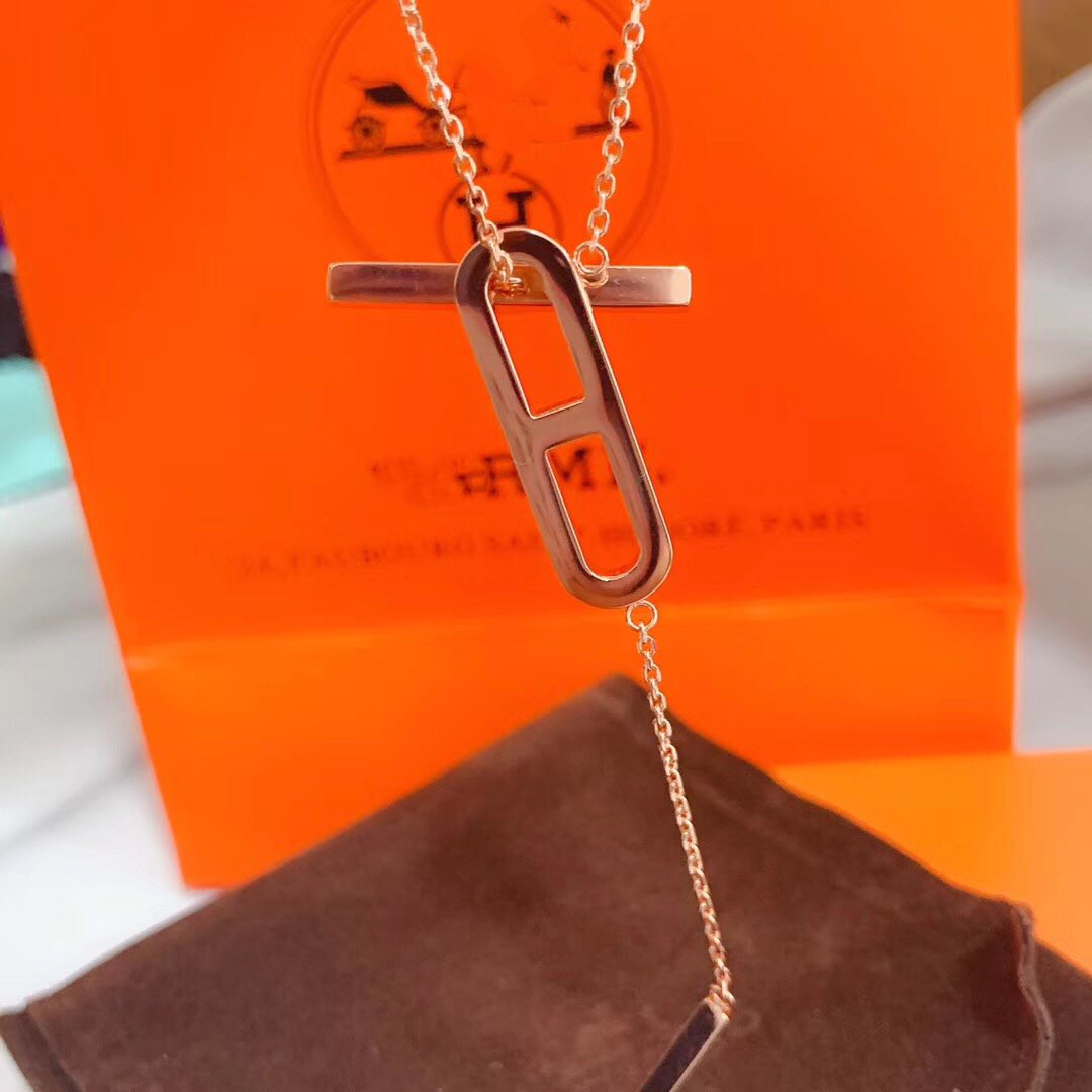 [Elite]HM NECKLACE PLATINUM ROSE GOLD DIAMOND