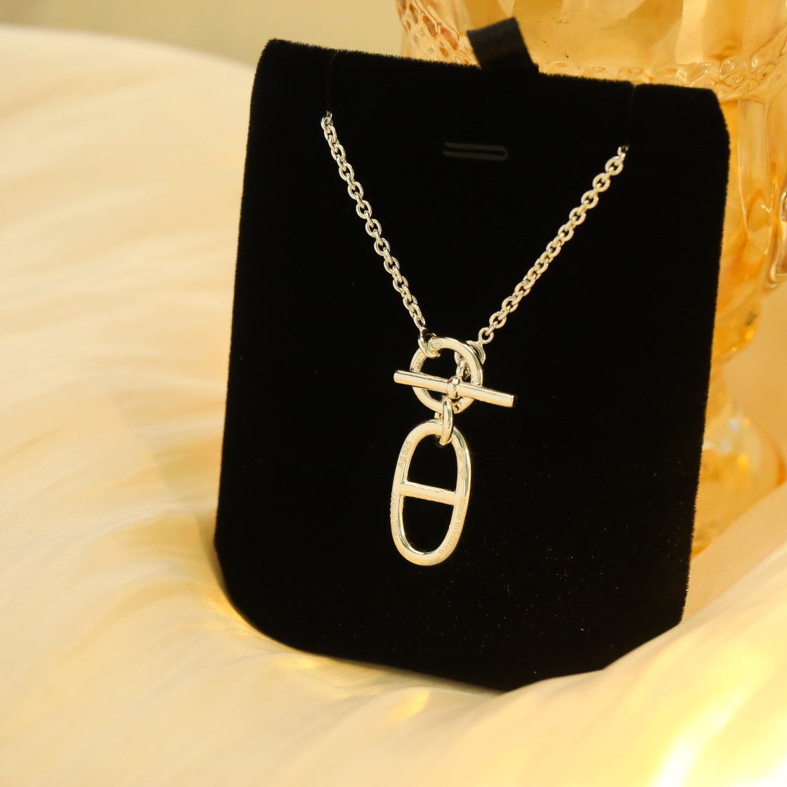 [Elite]HM CHAINE D'ANCRE PENDANT NECKLACE STERLING SILVER