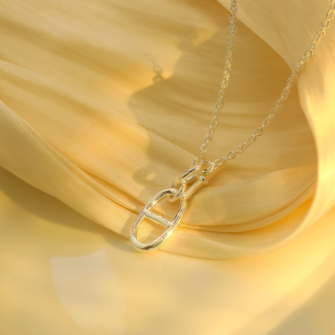 [Elite]HM CHAINE D'ANCRE PENDANT NECKLACE STERLING SILVER