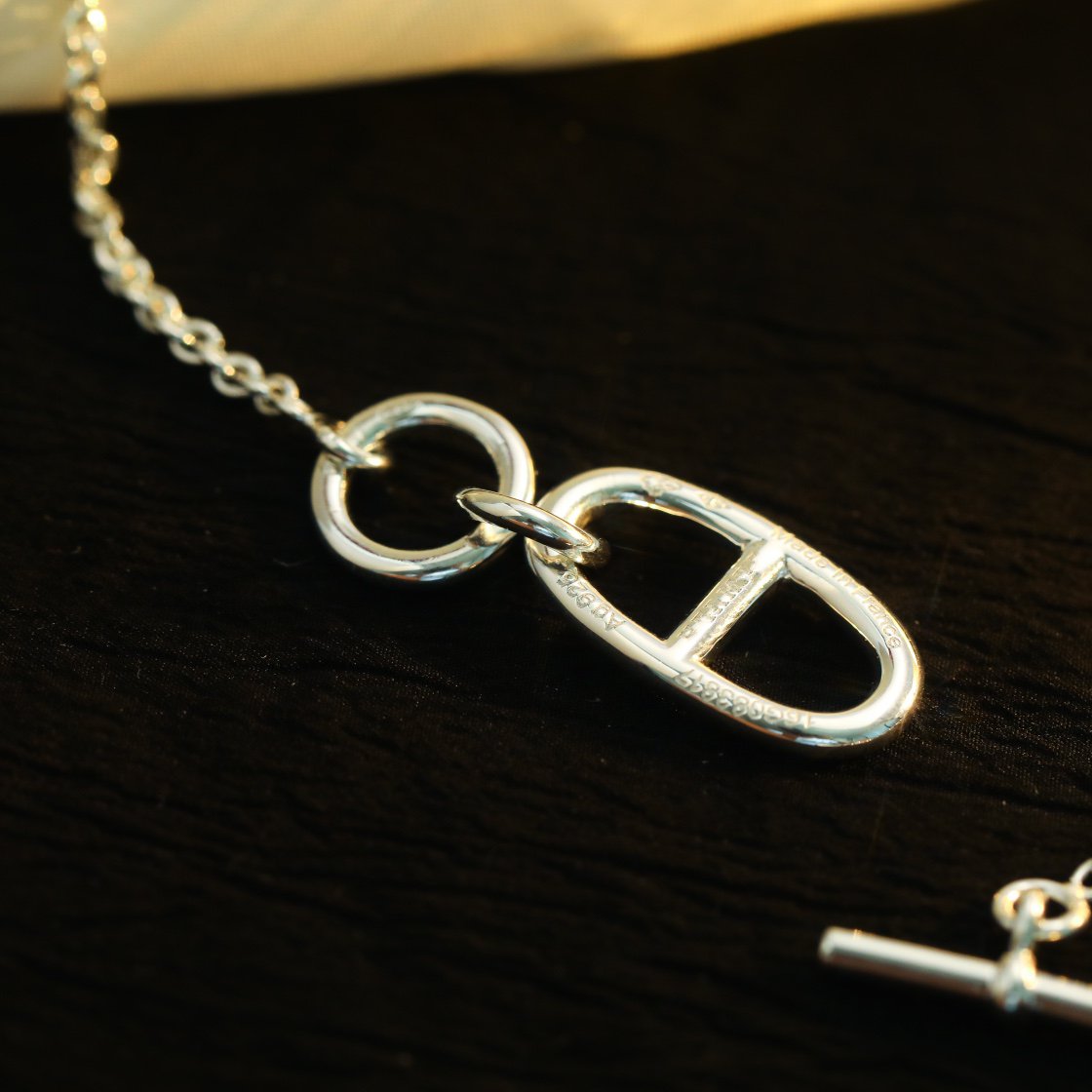 [Elite]HM CHAINE D'ANCRE PENDANT NECKLACE STERLING SILVER