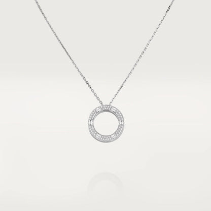 [Elite]LOVE NECKLACE ADJUSTABLE SILVER