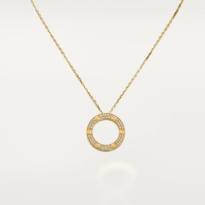 [Elite]LOVE NECKLACE ADJUSTABLE ROSE GOLD