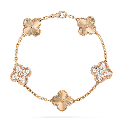 [Elite] CLOVER 5 MOTIF LASER BRACELET COLLECTION