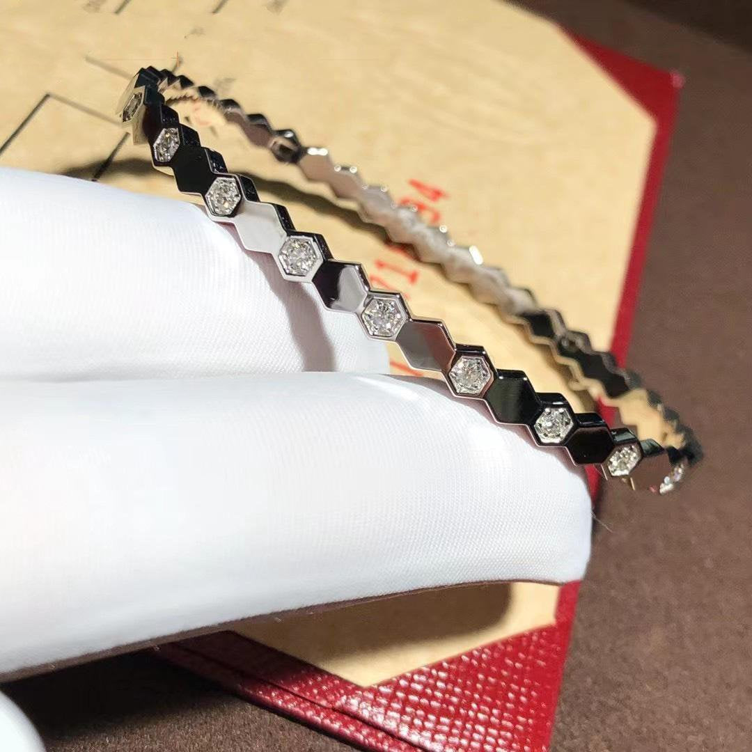 [Elite]BEE LOVE SILVER DIAMOND BRACELET