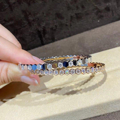 [Elite]BEE LOVE GOLD BRACELET FULL DIAMOND