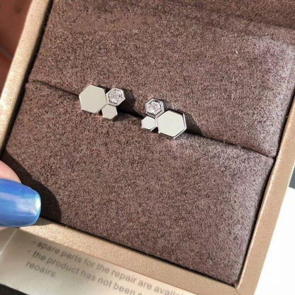 [Elite]BEE LOVE SILVER DIAMOND EARRINGS