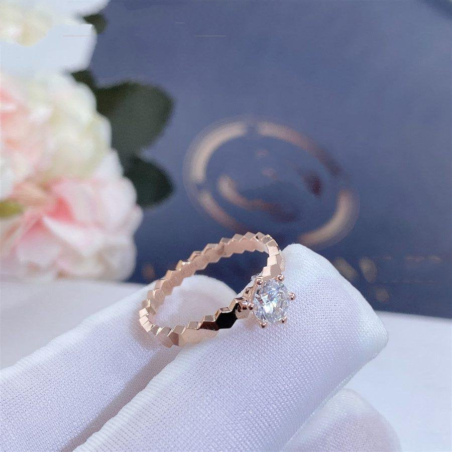 [Elite]BEE LOVE RING PINK GOLD 1 DIAMOND