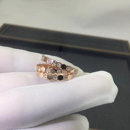 [Elite]BEE LOVE RING PINK GOLD DIAMOND