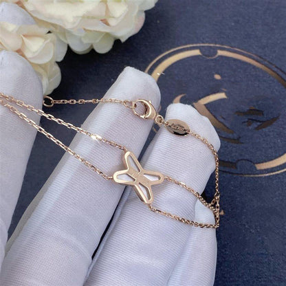 [Elite]JEUX BRACELET WHITE MOP PINK GOLD 1 DIAMOND