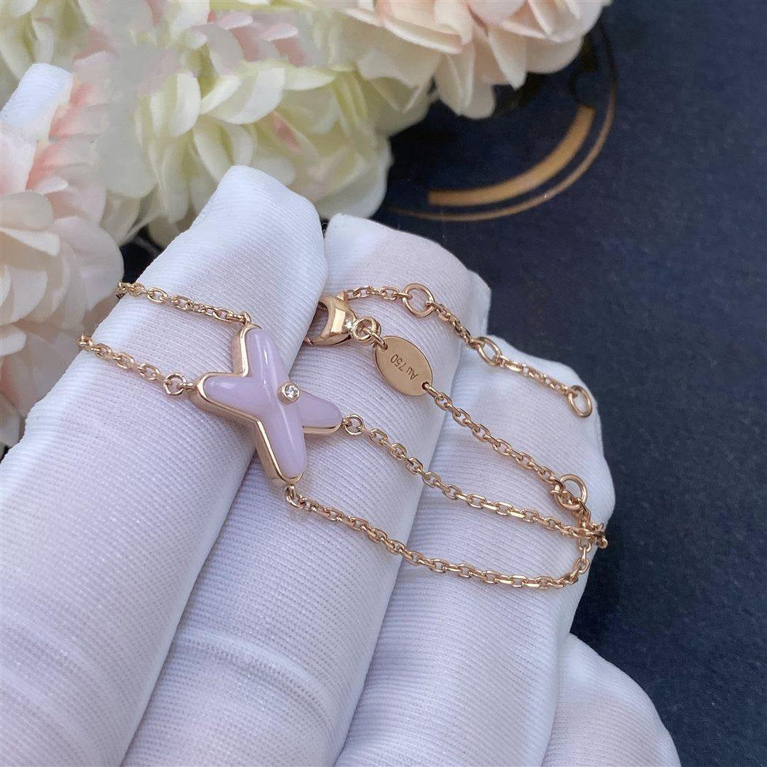 [Elite]JEUX BRACELET PINK MOP PINK GOLD 1 DIAMOND