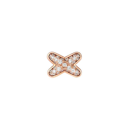 [Elite]JEUX DE PINK GOLD DIAMOND EARRINGS