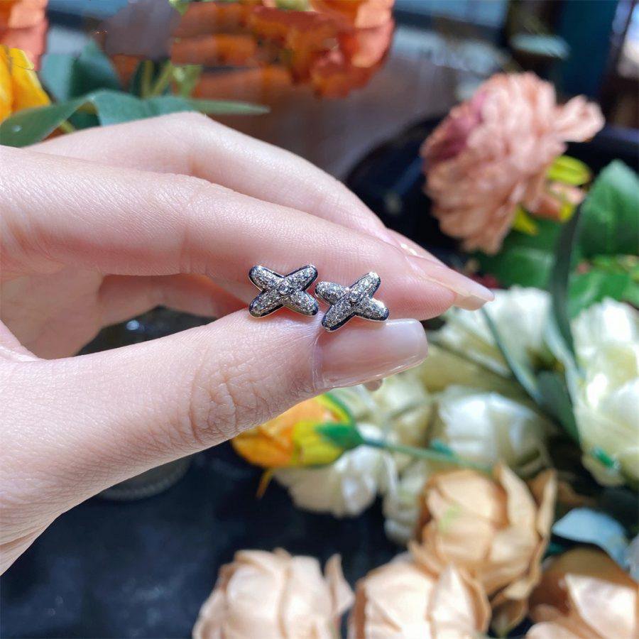 [Elite]JEUX DE SILVER DIAMOND EARRINGS