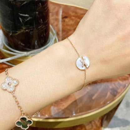 [Elite]JEUX DE BRACELET MOP PINK GOLD DIAMONDS