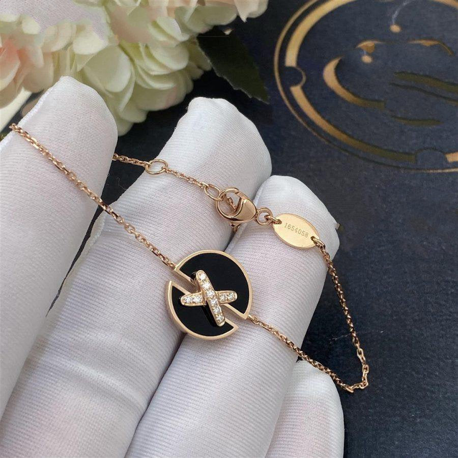 [Elite]JEUX DE BRACELET ONYX PINK GOLD DIAMOND