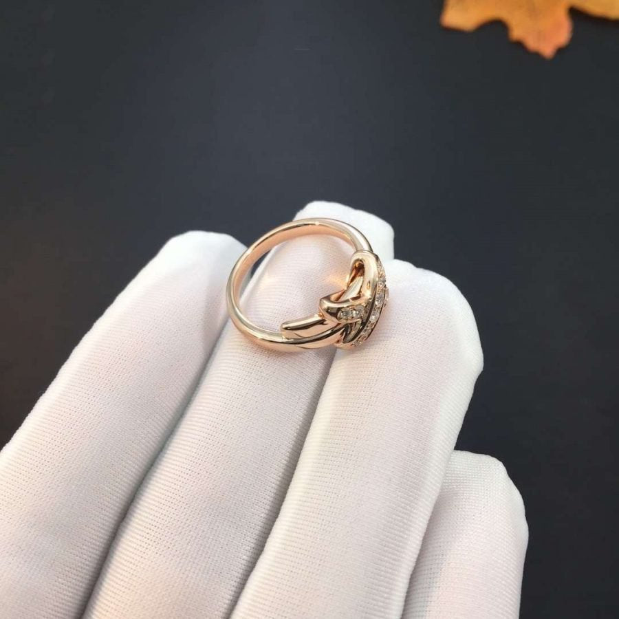 [Elite]JEUX DE PINK GOLD DIAMOND RING