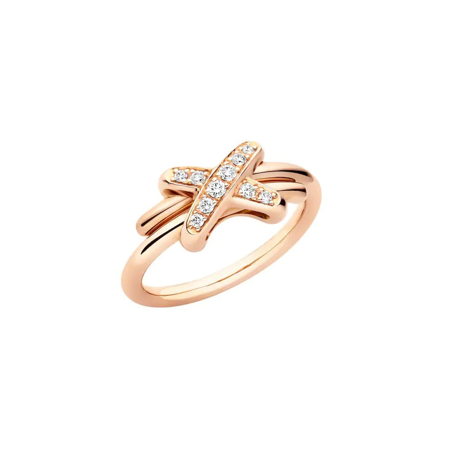 [Elite]JEUX DE PINK GOLD DIAMOND RING