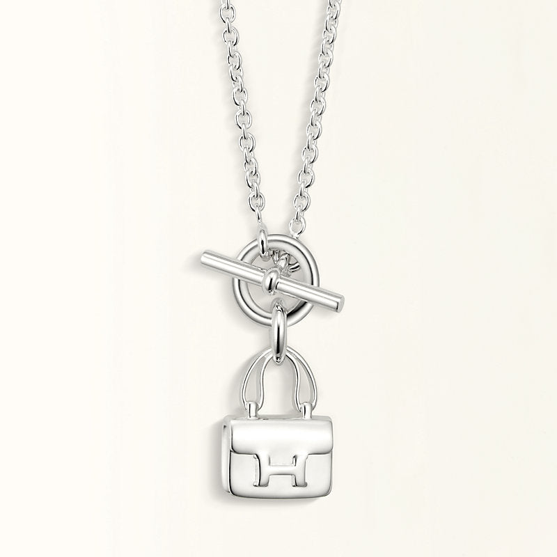 [Elite]POP H PEDANT SILVER NECKLACE