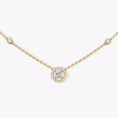 [Elite]Diamond Necklace 0,20ct Brilliant Shape Joy