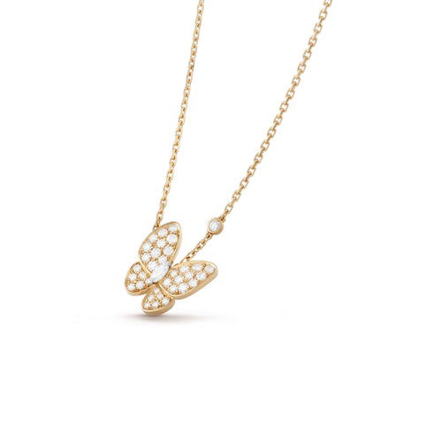 [Elite]BUTTERFLY DIAMOND NECKLACE